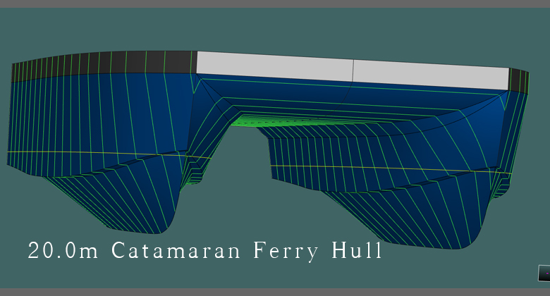 20.0m Catamaran Hull